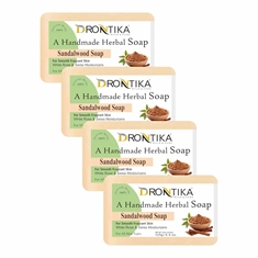 Sandalwood Soap Natural Handmade Soap (Pack of 4)